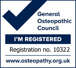 Registered Osteopath with the General Osteopathic Council